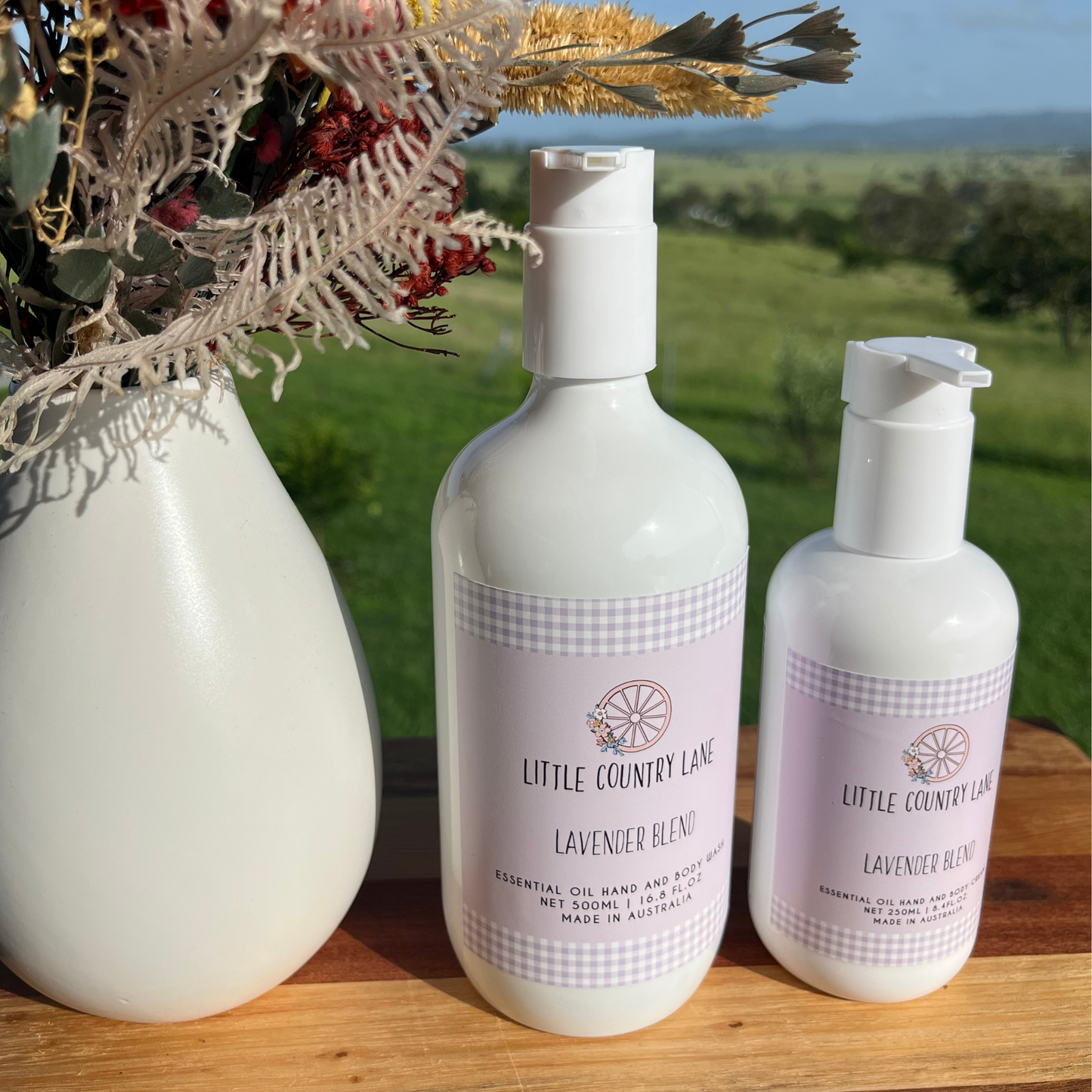 LAVENDER ESSENTIAL OIL - BODY WASH & CREAM PACK