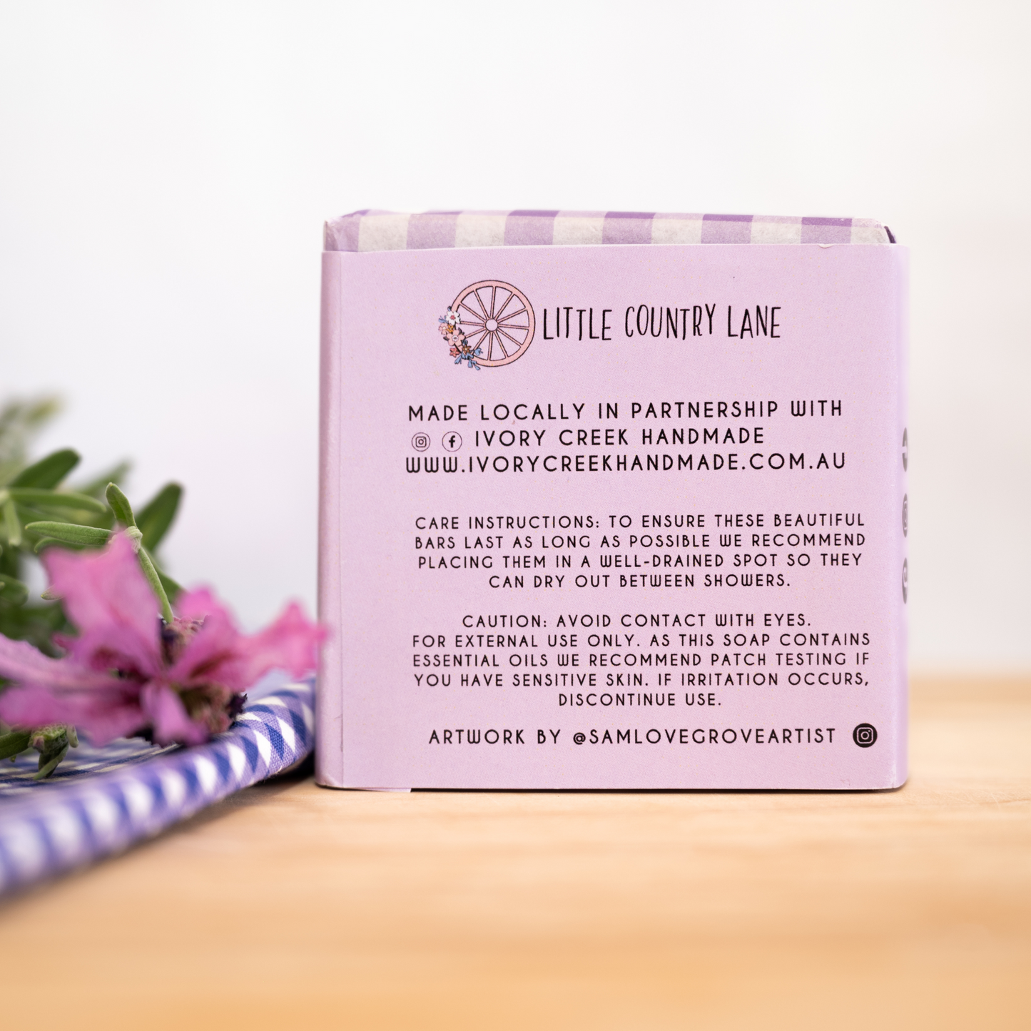 LAVENDER ESSENTIAL OIL SOAP