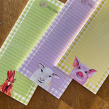 Farm Friends DL Notepad | Made in Australia