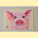PUZZLE  - PIG - 98 PIECE A4