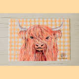 PUZZLE  - HIGHLAND COW - 98 PIECE A4