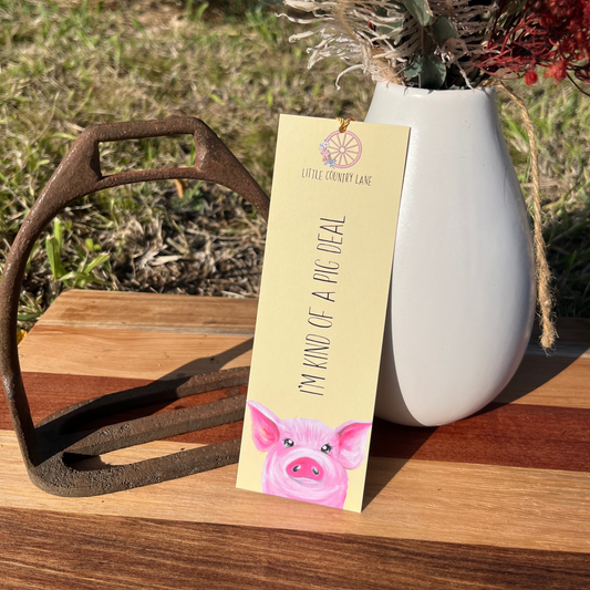 PIG BOOKMARK