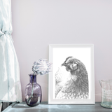 CLASSIC FARM ANIMAL ART PRINTS | A4