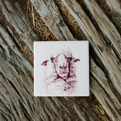 CLASSIC COUNTRY FARM FRIENDS COASTER | BECK LEE ARTIST