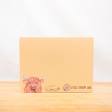 HIGHLAND COW - GREETING CARD