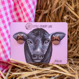 HIGHLAND COW - FARM FRIENDS EARRINGS (STUDS)
