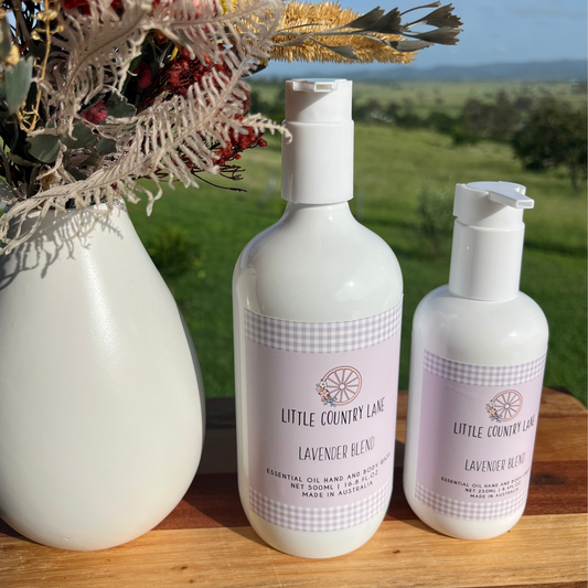 LAVENDER ESSENTIAL OIL - BODY WASH & CREAM PACK