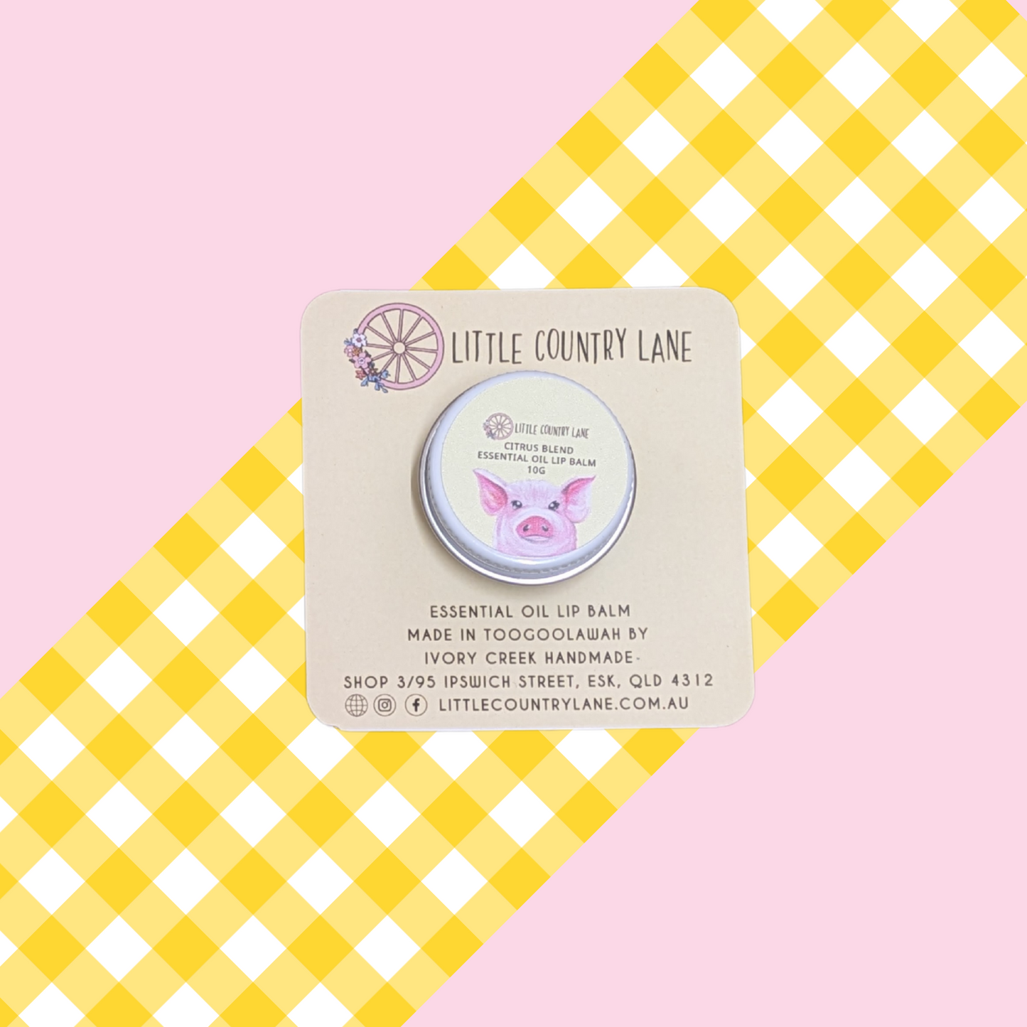 ESSENTIAL OIL LIP BALM - CITRUS BLEND