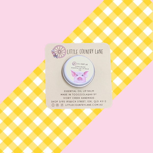 ESSENTIAL OIL LIP BALM - CITRUS BLEND