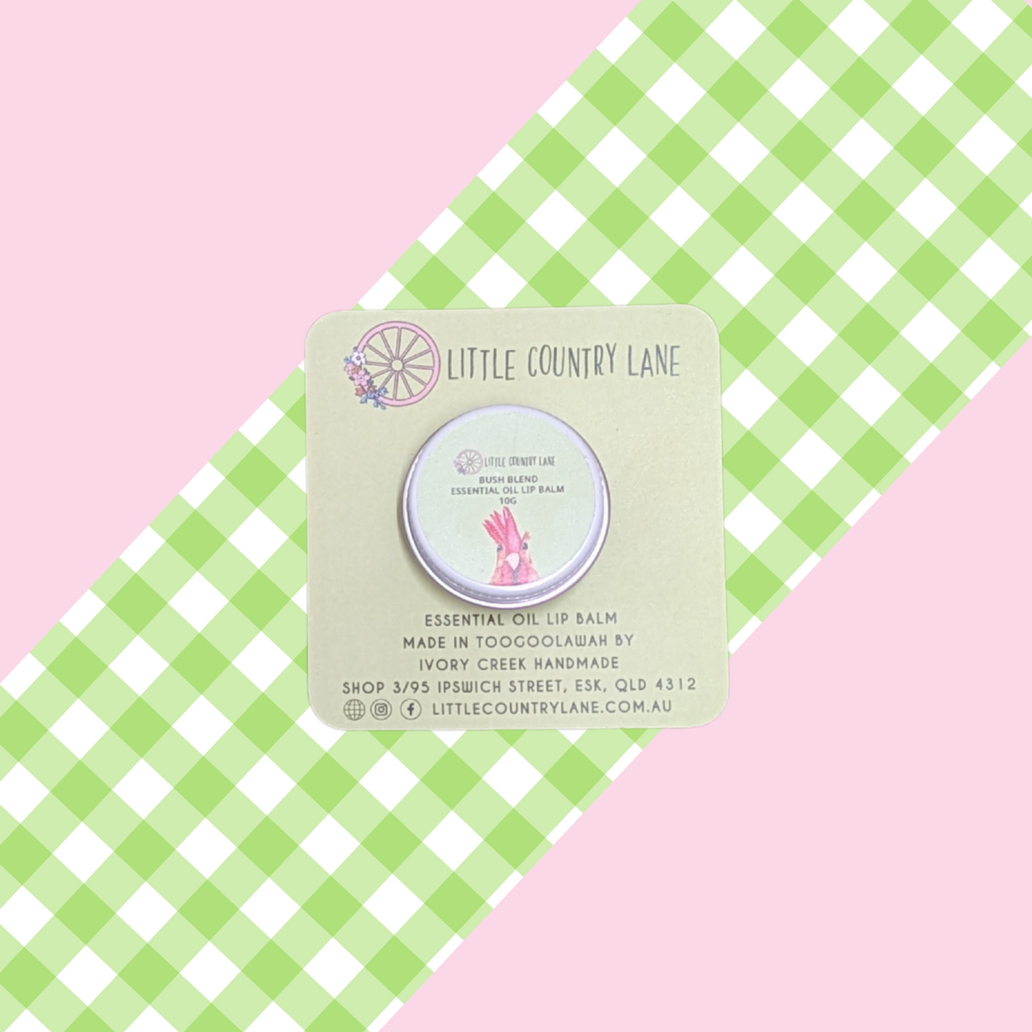 ESSENTIAL OIL LIP BALM - BUSH BLEND