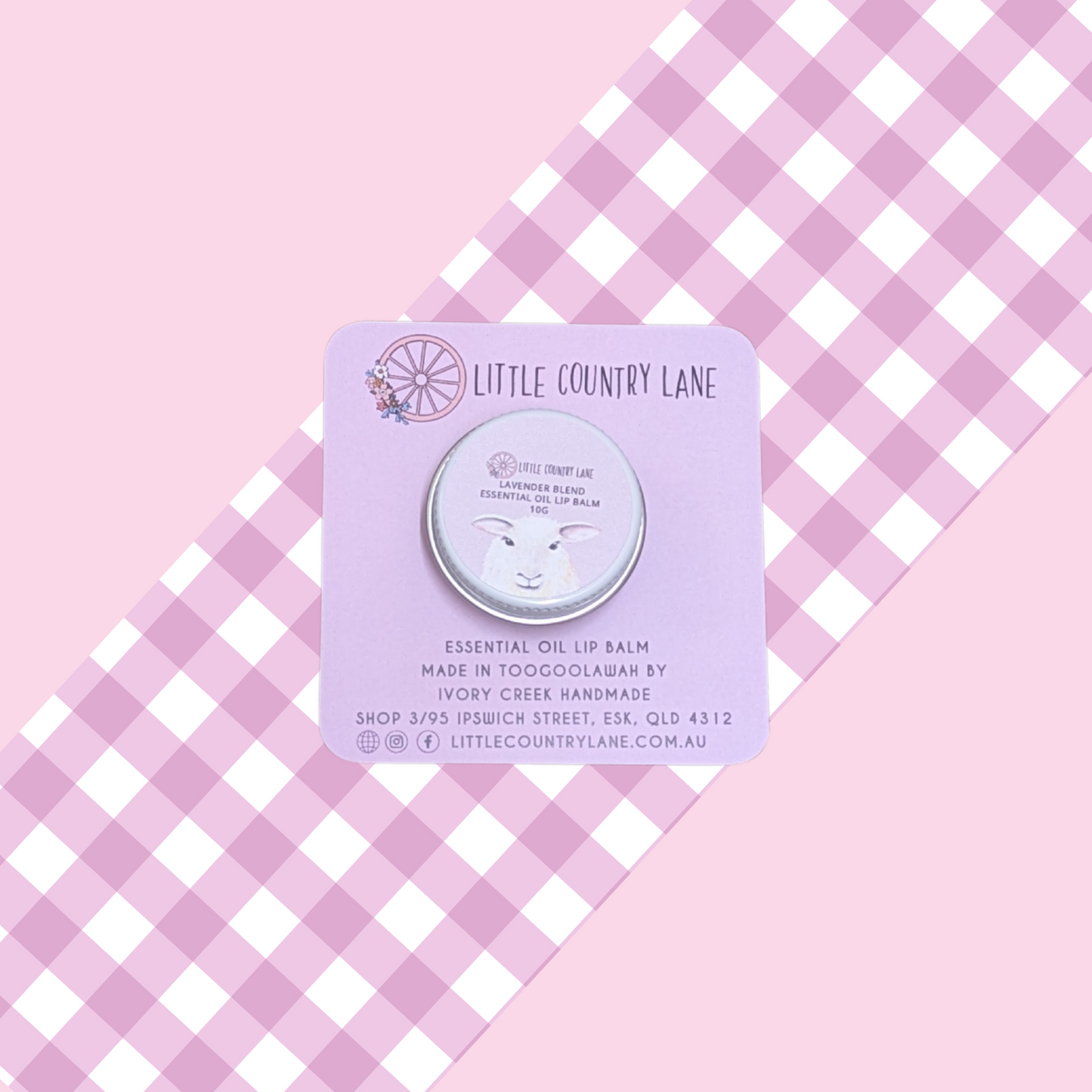 ESSENTIAL OIL LIP BALM - LAVENDER BLEND