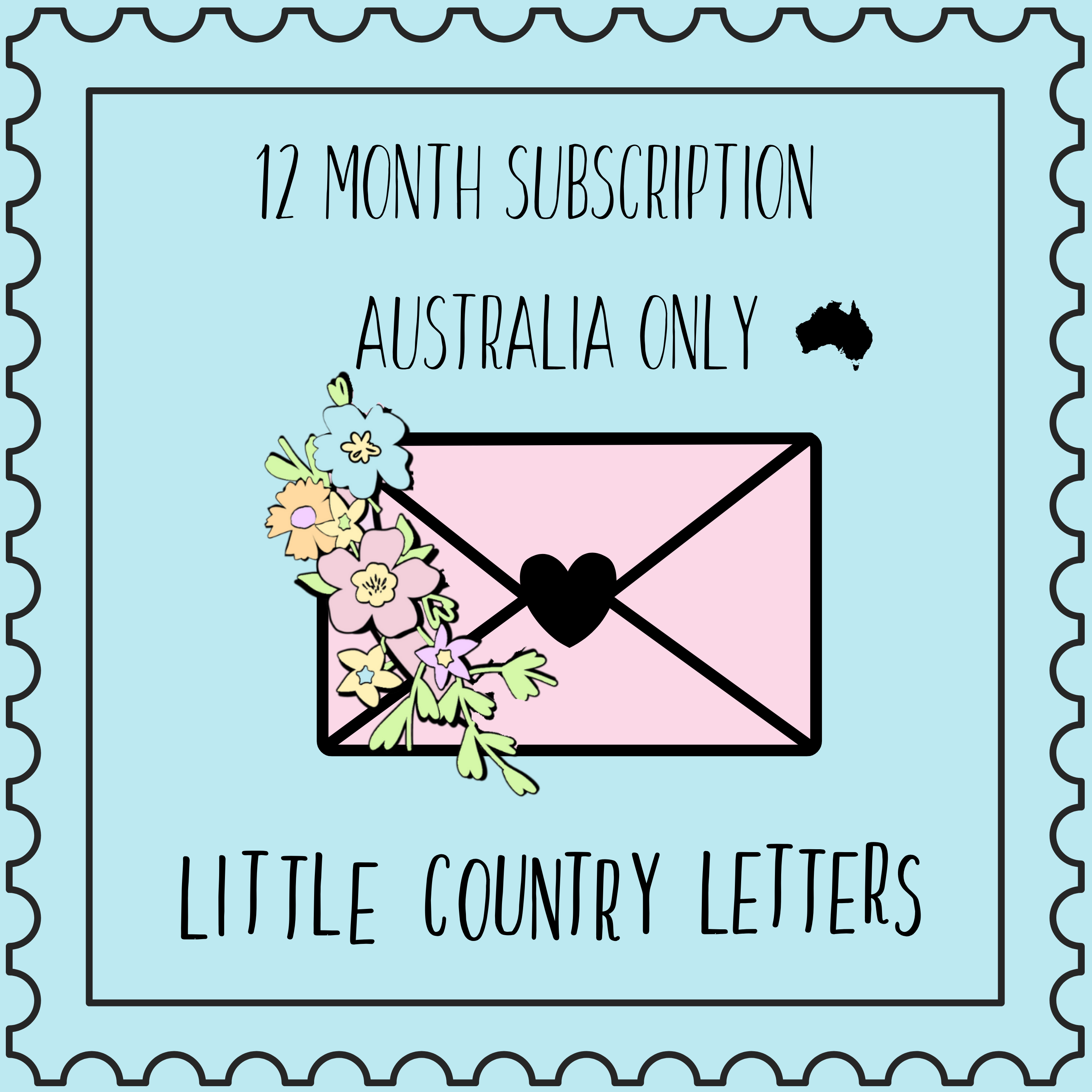 Little Country Letters Snail Mail Club | 6 or 12 MONTH SUBSCRIPTION | AUSTRALIA