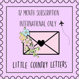 Little Country Letters Snail Mail Club | 6 or 12 MONTH SUBSCRIPTION | INTERNATIONAL