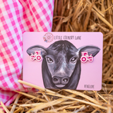 PINK TRACTOR EARRINGS | STUDS