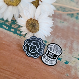 SHEEP EARRINGS - STUD EARRINGS