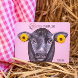 YELLOW FLOWER EARRINGS |SUNFLOWER STUDS