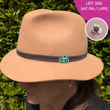 GREEN TRACTOR HAT PIN | LAPEL