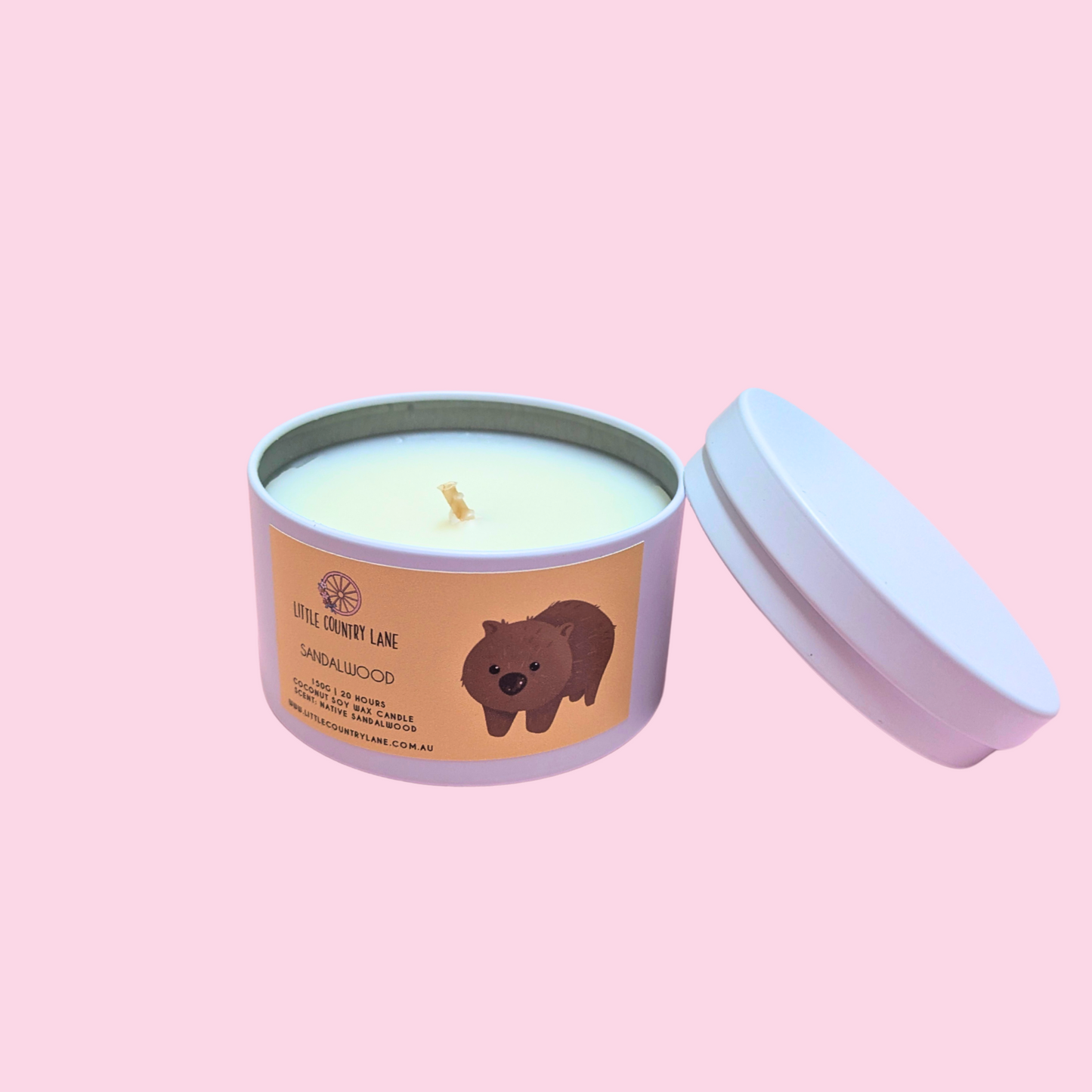 SANDALWOOD CANDLE - SMALL